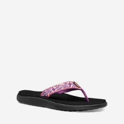 Teva Voya - Women's Teva Flip Flops - Pink | India (SWQV91682)